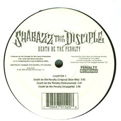 SHABAZZ THE DISCIPLE - Death Be The Penalty