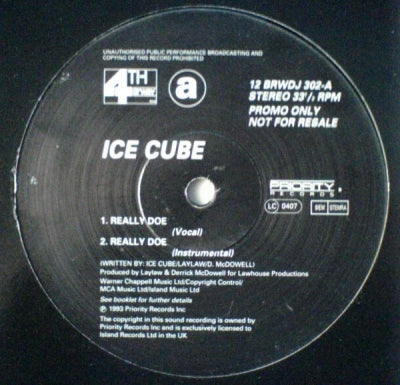 ICE CUBE - Really Doe / My Skin Is My Skin
