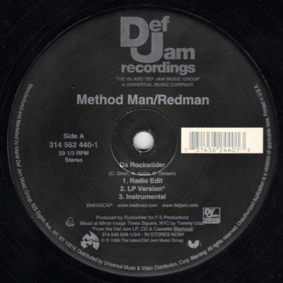 METHOD MAN & REDMAN - Da Rockwilder