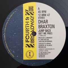 DHAR BRAXTON - Jump Back (Set Me Free)