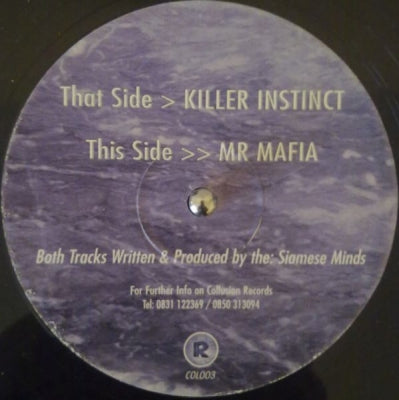 SIAMESE MINDS - Killer Instinct / Mr. Mafia