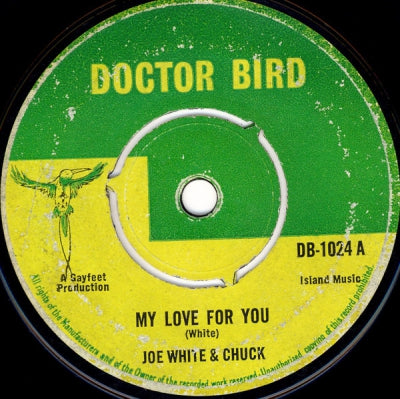 JOE WHITE AND CHUCK / BABA BROOKS RECORDING BAND FEATURING SAMMY ISMAY - My Love For You / Cocktails For Two