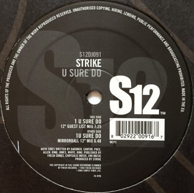 STRIKE - U Sure Do
