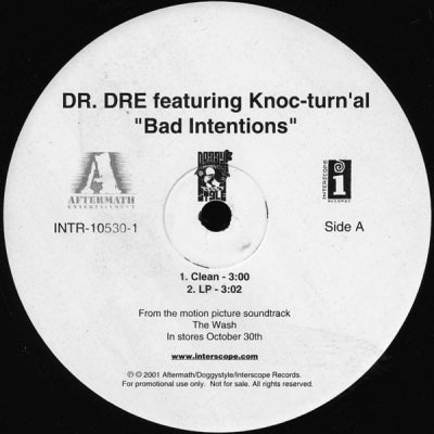 DR. DRE feat. KNOC-TURNAL - Bad Intentions