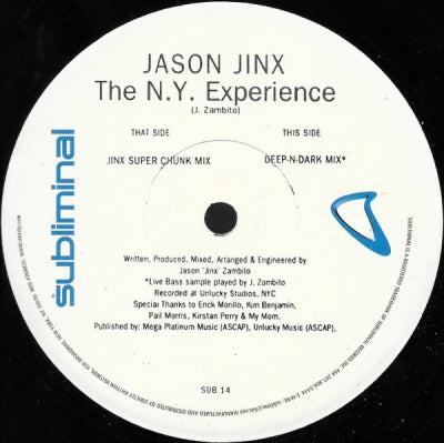 JASON JINX - The N.Y. Experience