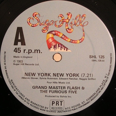 GRANDMASTER FLASH & THE FURIOUS FIVE - New York New York