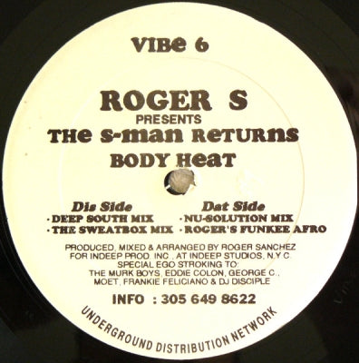 ROGER S PRESENTS THE S-MAN RETURNS - Body Heat