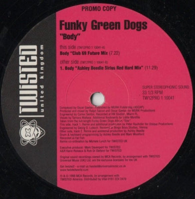 FUNKY GREEN DOGS - Body