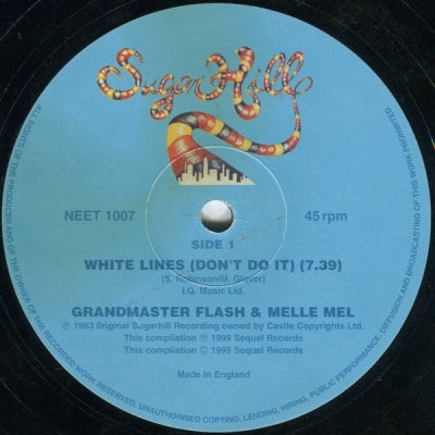 GRANDMASTER & MELLE MEL - White Lines (Don't Don't Do It)