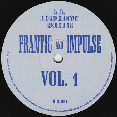FRANTIC AND IMPULSE - Vol. 1