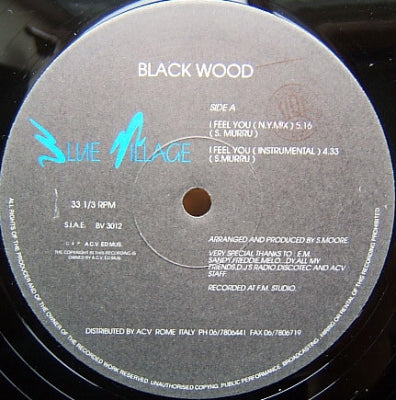 BLACK WOOD - I Feel You