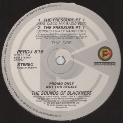 SOUNDS OF BLACKNESS - The Pressure