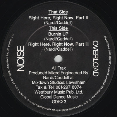 NOISE OVERLOAD - Right Here, Right Now, Part II