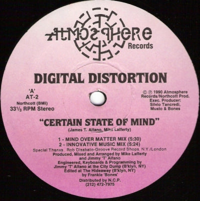 DIGITAL DISTORTION - Certain State Of Mind / This Is our B-Side