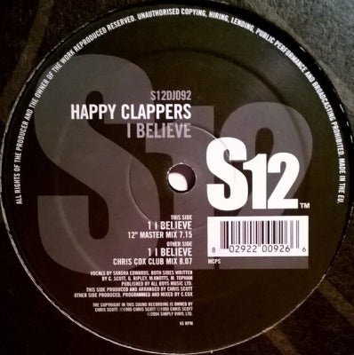 HAPPY CLAPPERS - I Believe
