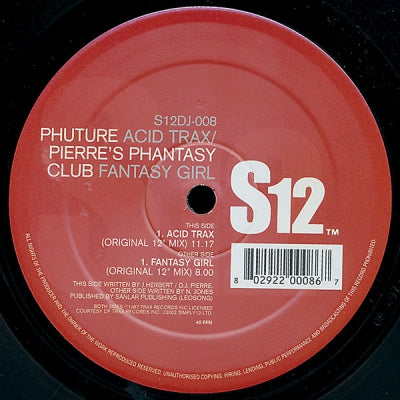 PHUTURE / PIERRE'S PHANTASY CLUB - Acid Trax / Fanatsy Girl