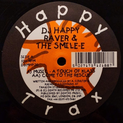 DJ HAPPY RAVER & THE SMILE-E - Music - A Touch Of Klass / Come To The Rescue