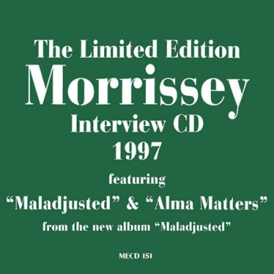 MORRISSEY - Limited Edition Morrissey Interview CD 1997