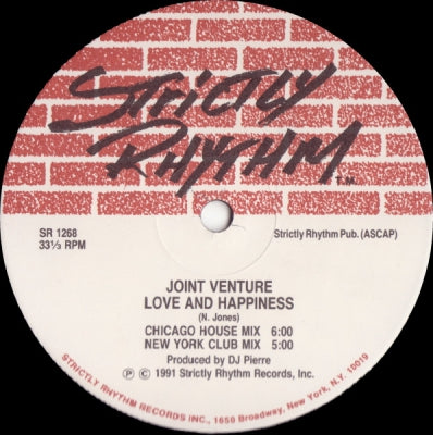 JOINT VENTURE - Love and Happiness / The Move