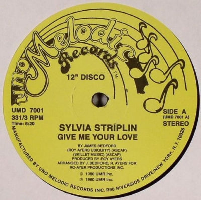 SYLVIA STRIPLIN - Give Me Your Love / You Can't Turn Me Away