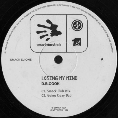 D.B. COOK - Losing My Mind