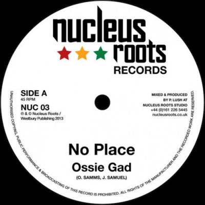 OSSIE GAD - No Place / Version.
