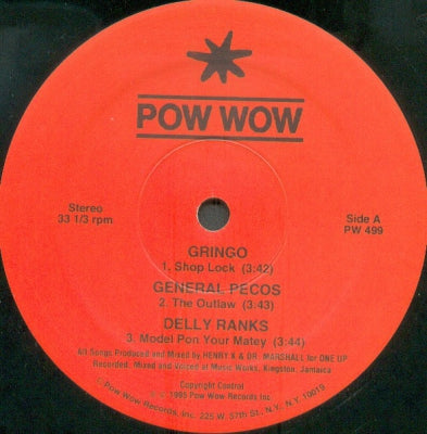 GRINGO / GENERAL PECOS / DELLY RANKS / DADDY SCREW - Shop Lock / The Outlaw / Model Pon Your Matey / Mus Be A Maniac