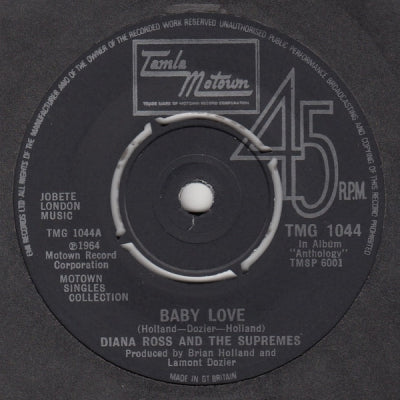 DIANA ROSS & THE SUPREMES - Baby Love / Stop! In The Name Of Love