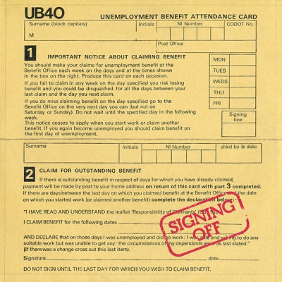 UB40 - Signing Off