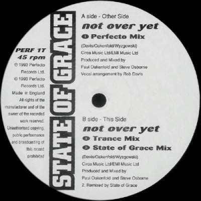 STATE OF GRACE - Not Over Yet