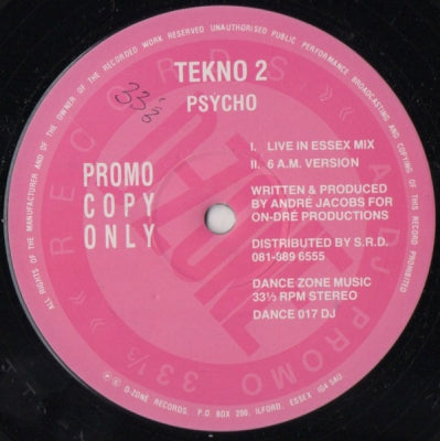 TEKNO 2 - Psycho
