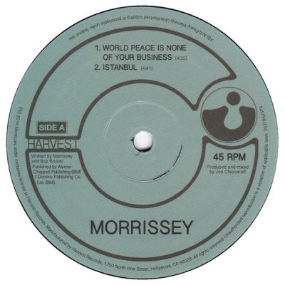 MORRISSEY - World Peace Is None Of Your Business