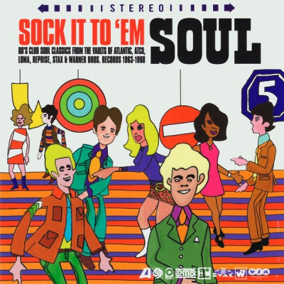 VARIOUS ARTISTS - Sock It To 'Em Soul (60's Club Classics From The Vaults Of Atlantic, Atco, Loma, Reprise, Stax & War