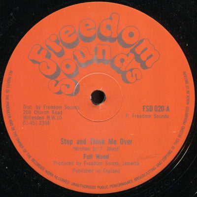 PRINCE ALLA / FULL WOOD - Bucket Buttom / Stop And Think Me Over