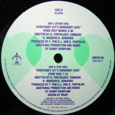 FRANK K - Everybody Let's Somebody Love