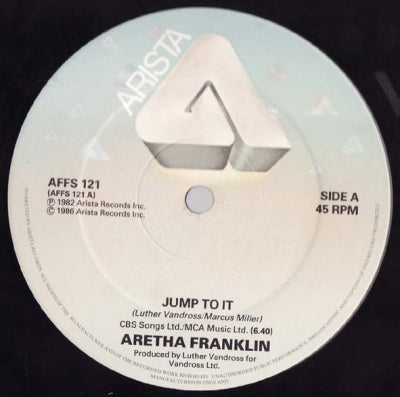 ARETHA FRANKLIN - Get It Right / Jump To It