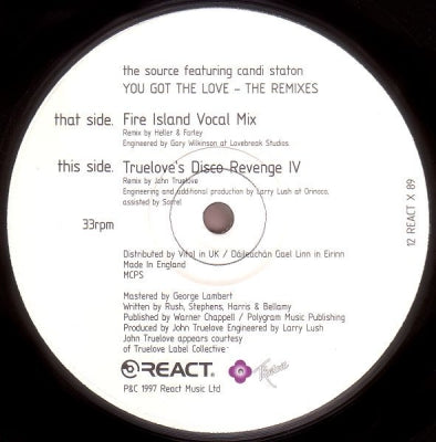 THE SOURCE FEAT. CANDI STATON & NICOLE - You Got The Love