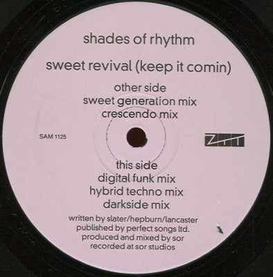 SHADES OF RHYTHM - Sweet Revival (Keep It Comin)