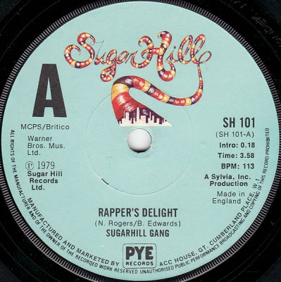 THE SUGARHILL GANG - Rapper's Delight