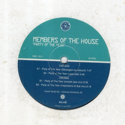 MEMBERS OF THE HOUSE - Party Of The Year