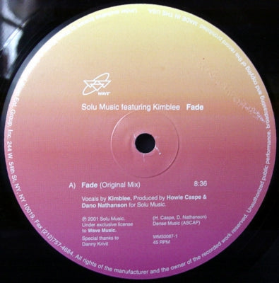 SOLU MUSIC FEAT. KIMBLEE - Fade