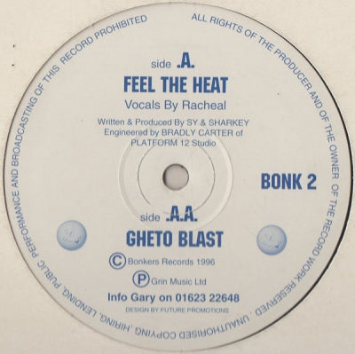 SY & SHARKEY - Feel The Heat / Gheto Blast