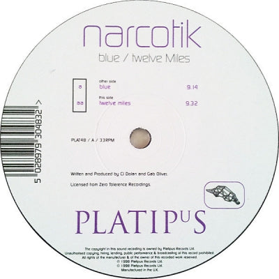 NARCOTIK - Blue / Twelve Miles