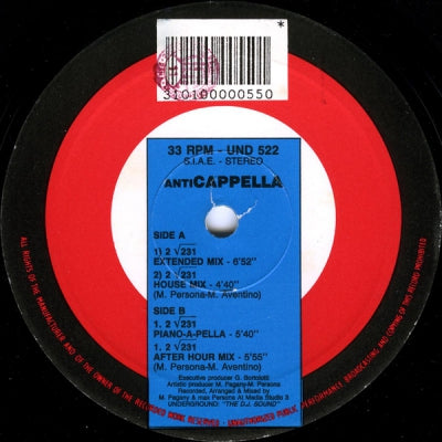 ANTICAPPELLA - 2√231
