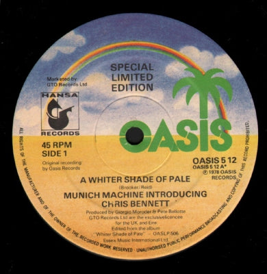 MUNICH MACHINE INTRODUCING CHRIS BENNETT - A Whiter Shade Of Pale
