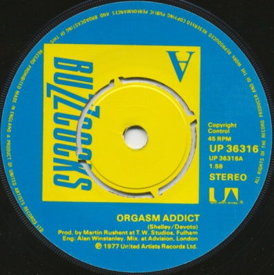 BUZZCOCKS - Orgasm Addict / What Ever Happened To?