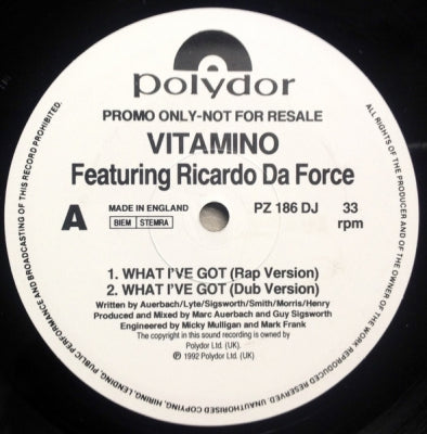 VITAMINO - What I've Got