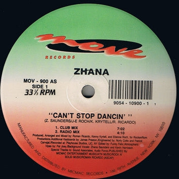 ZHANA - Can't Stop Dancin'