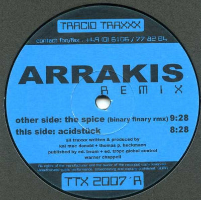 ARRAKIS - The Spice (Remix) / Acidstück