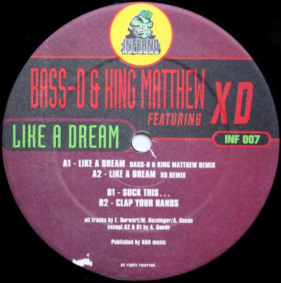 BASS-D & KING MATTHEW FEATURING XD - Like A Dream